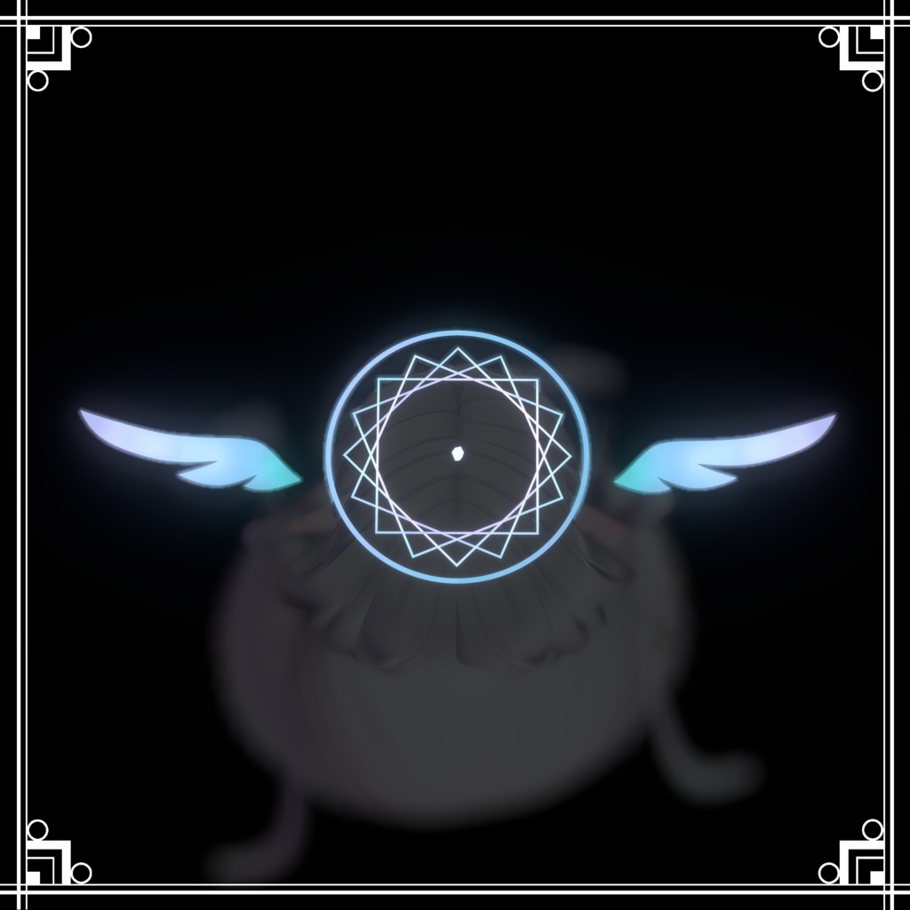 【PB・MA対応】Wing Halo / 翼のヘイロー 【VRChat想定アクセサリー】