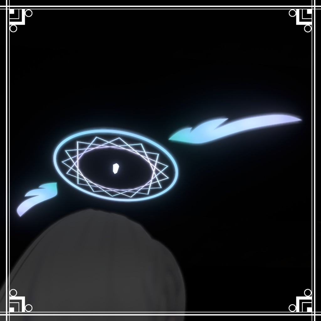 【PB・MA対応】Wing Halo / 翼のヘイロー 【VRChat想定アクセサリー】