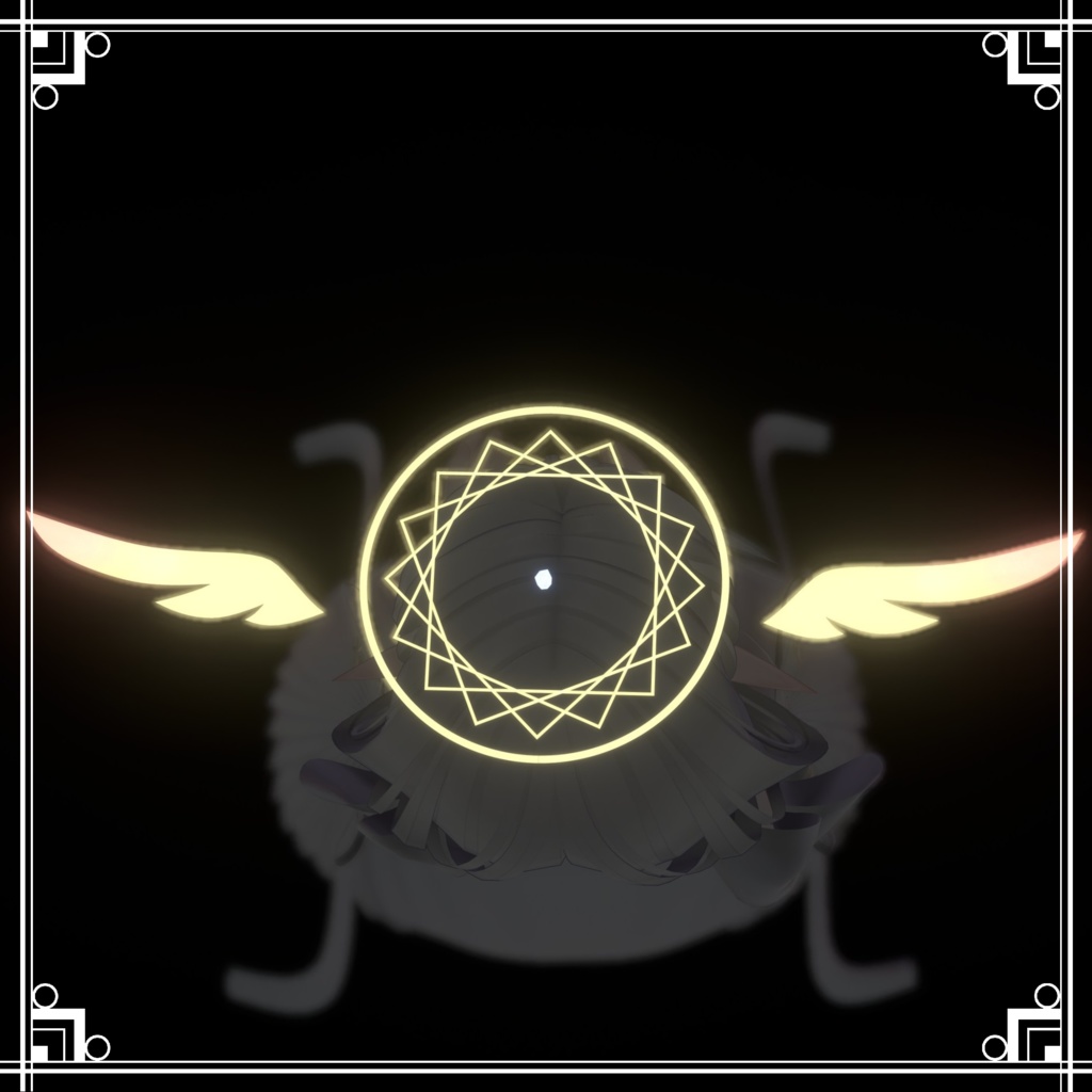 【PB・MA対応】Wing Halo / 翼のヘイロー 【VRChat想定アクセサリー】