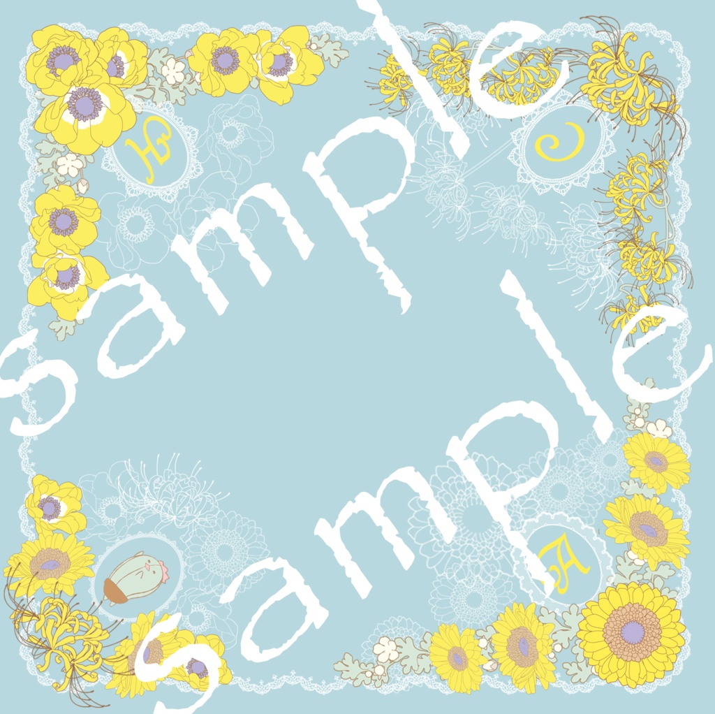 【2022.10.23～24受注頒布】彼のイニシャル入り クリーニングクロス (メガネ拭き)