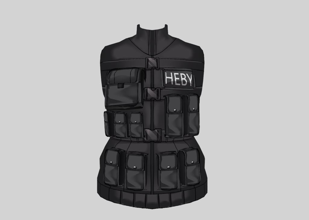 Vroid Military Vest 🏴