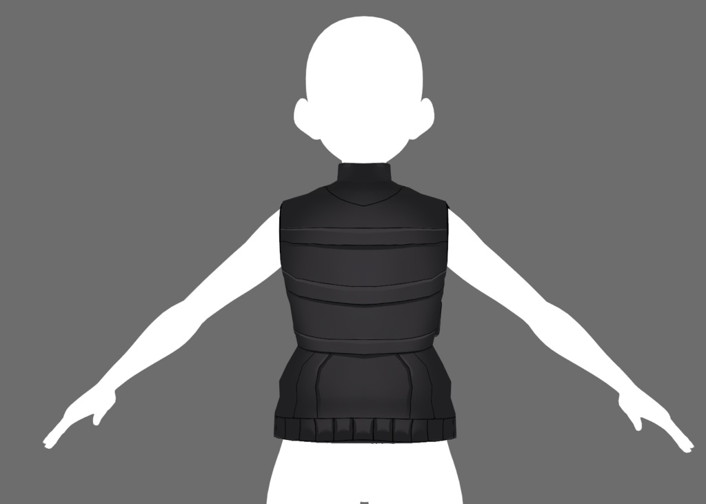 Vroid Military Vest 🏴