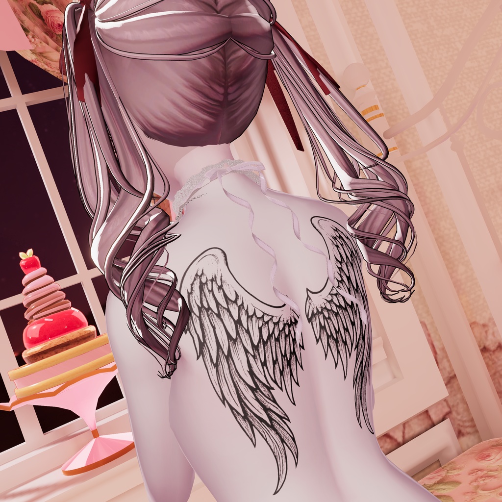 幻想 翼 タトゥーテクスチャ セット