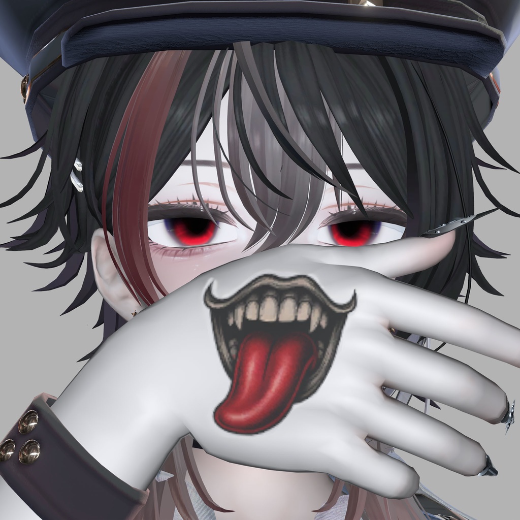 口 ワンポイント タトゥーテクスチャ セット