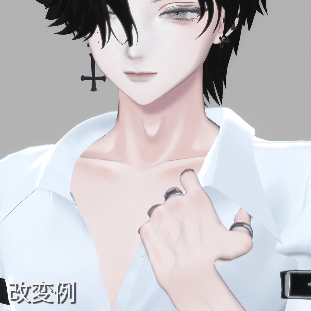 狛乃 ボディテクスチャ【手/腕/喉仏/鎖骨/足】