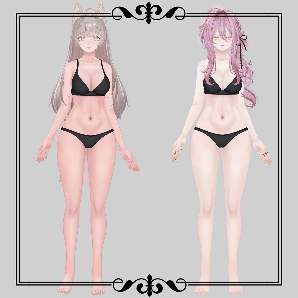 Natural Pink Rimマテリアル/ピンクリム 01