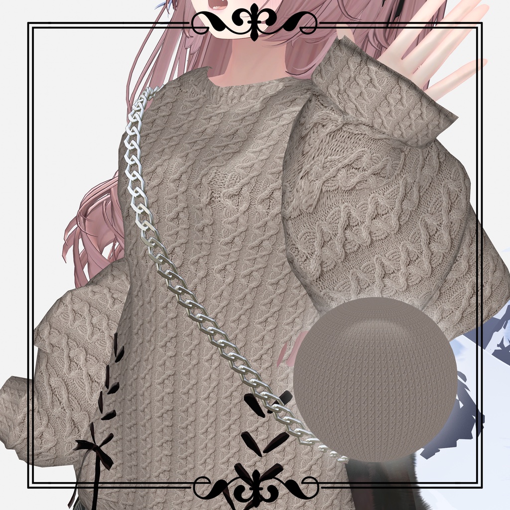 Knit Material 4種 set 001【商用利用可】