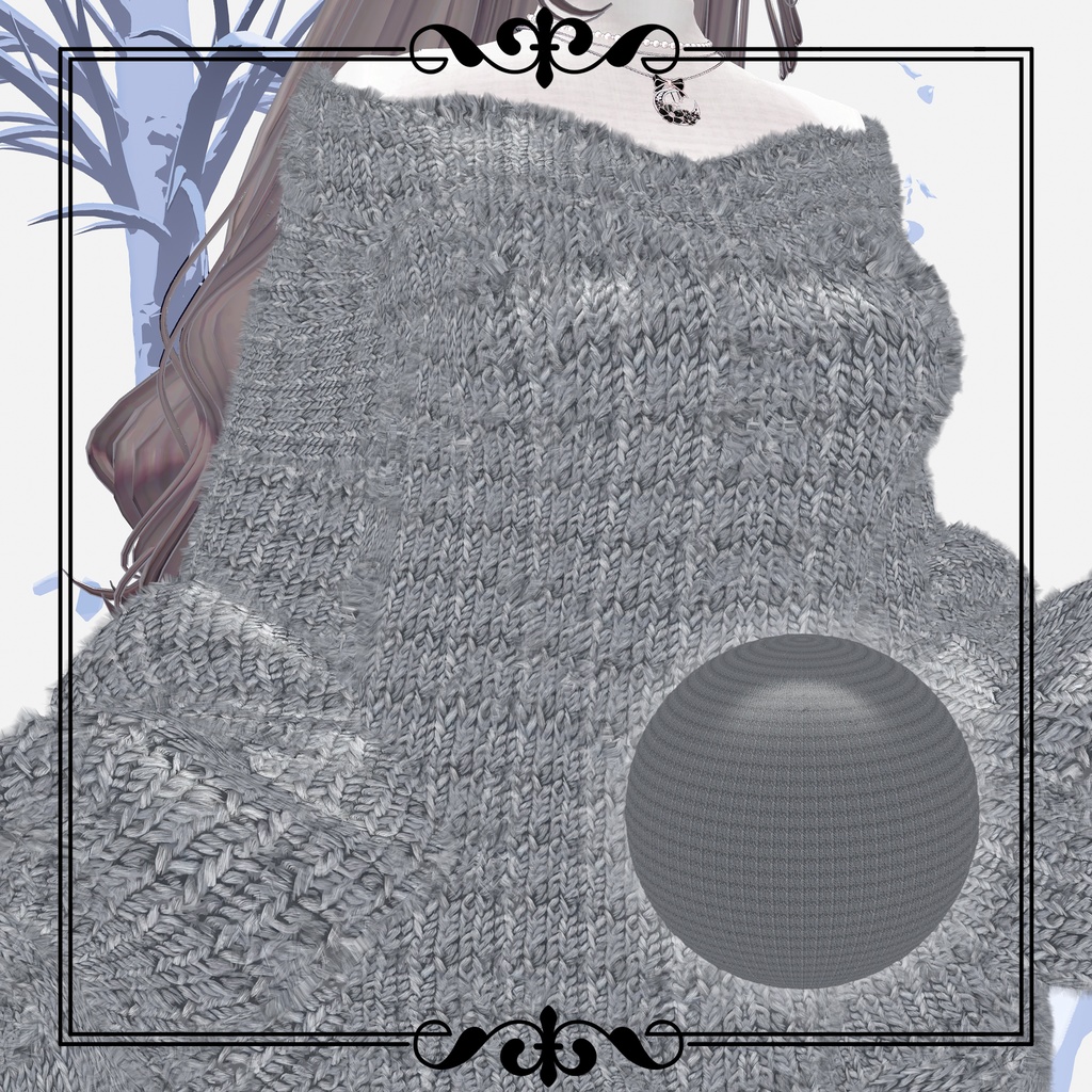 Knit Material 4種 set 001【商用利用可】