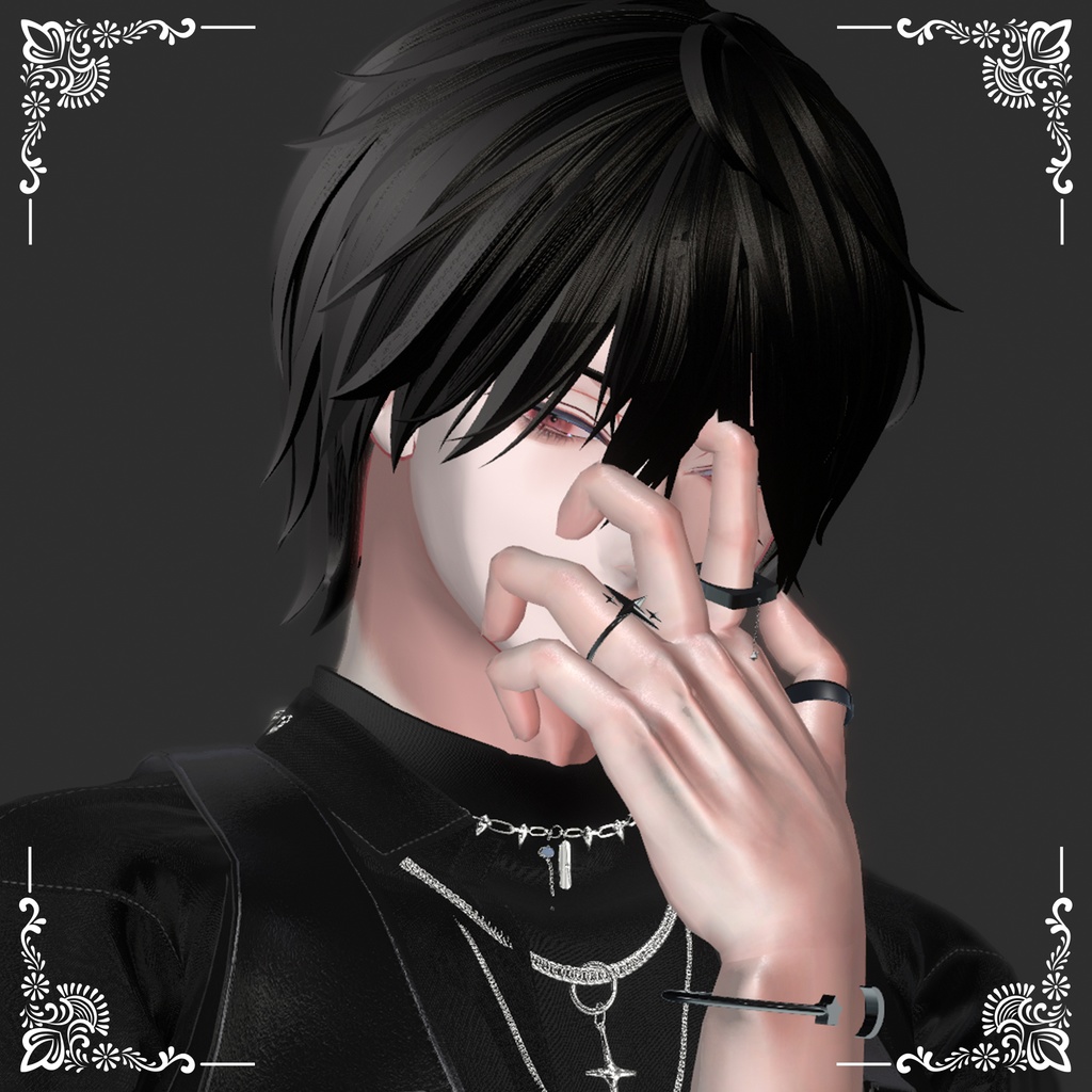 NOIR. Midnight Ring&Bracelet Set【17アバター対応】
