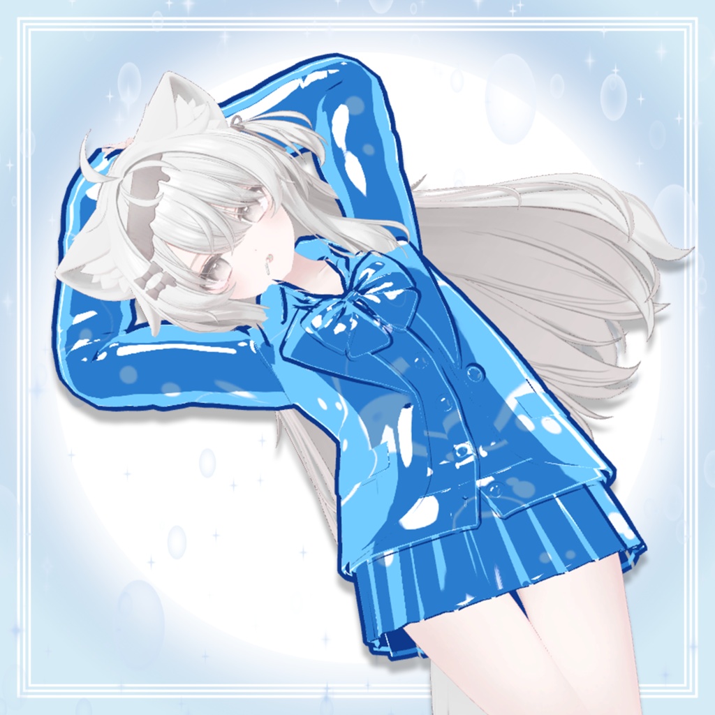 アニメ調 動く水マテリアル 8set【VRChat向け】