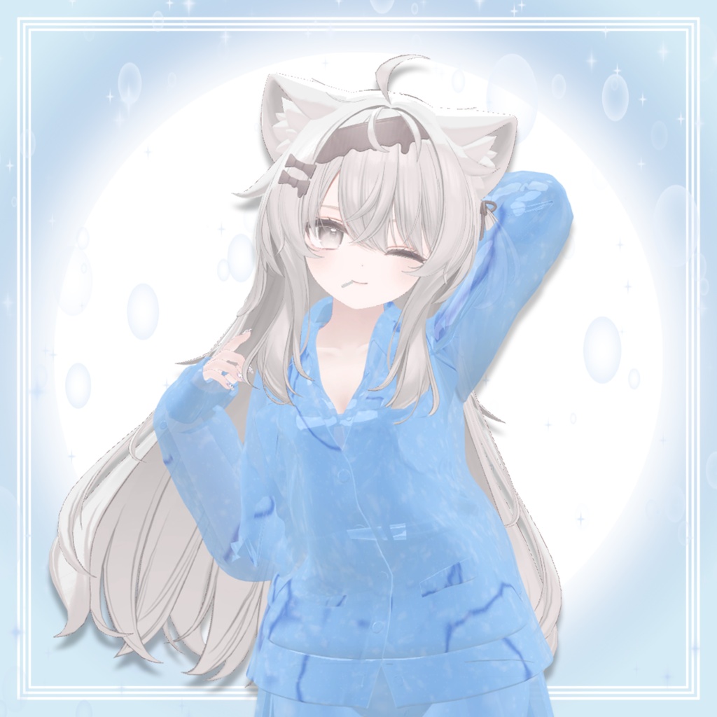 アニメ調 動く水マテリアル 8set【VRChat向け】