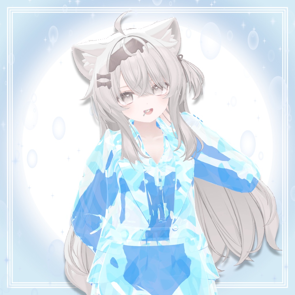 アニメ調 動く水マテリアル 8set【VRChat向け】