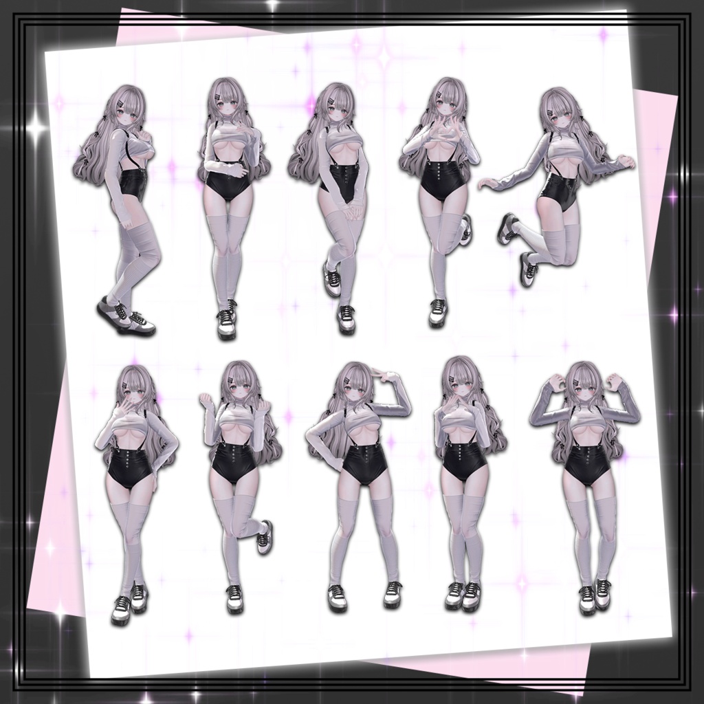 【10/10 23時公開予定 無料版あり】LeNOIRism ポーズ ギミック1【VRChat向け】