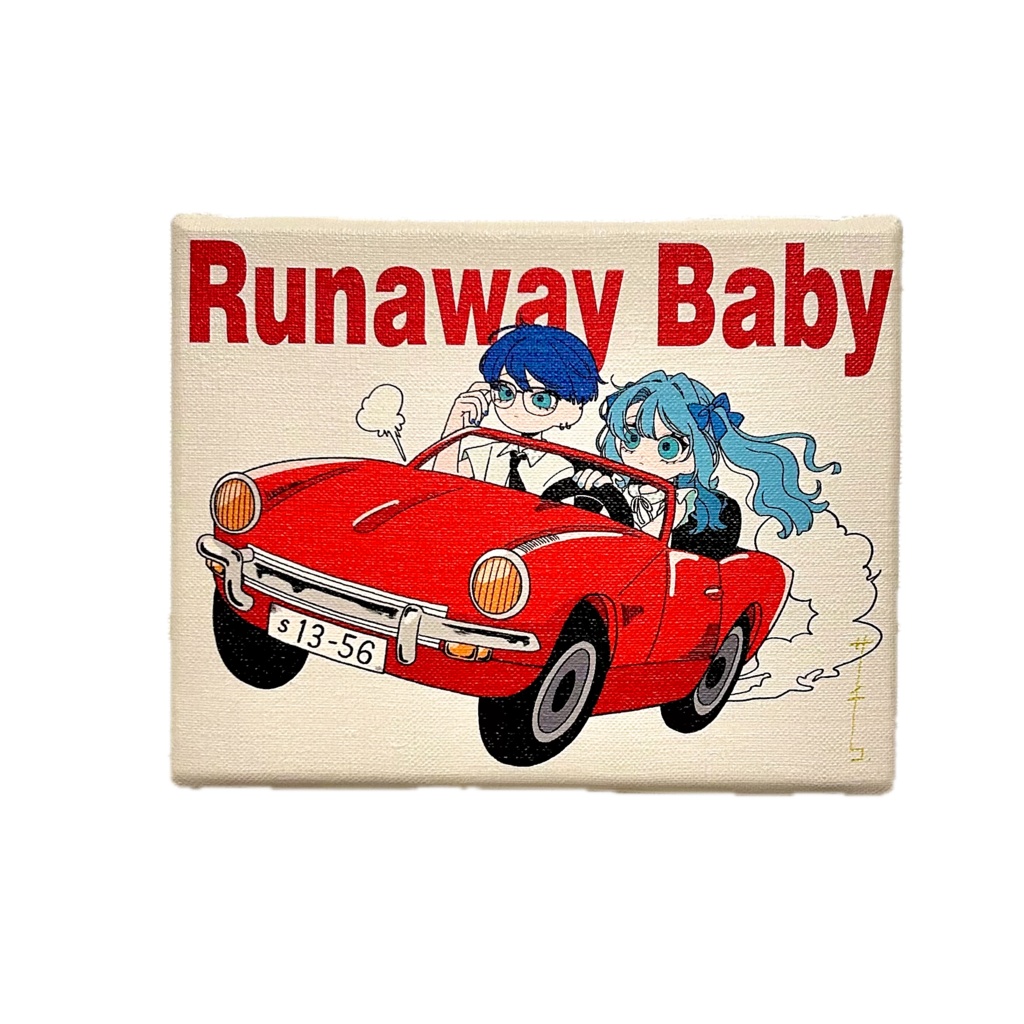 キャンバスプリント『Runaway Baby』