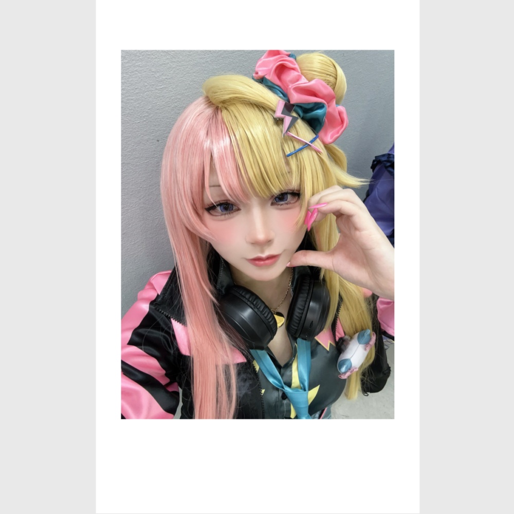 らくがき付きチェキ風カード