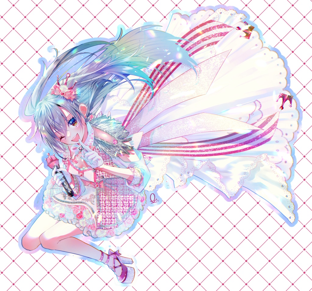 【非公式】単品・響咲リオナアイドル衣装アクスタ