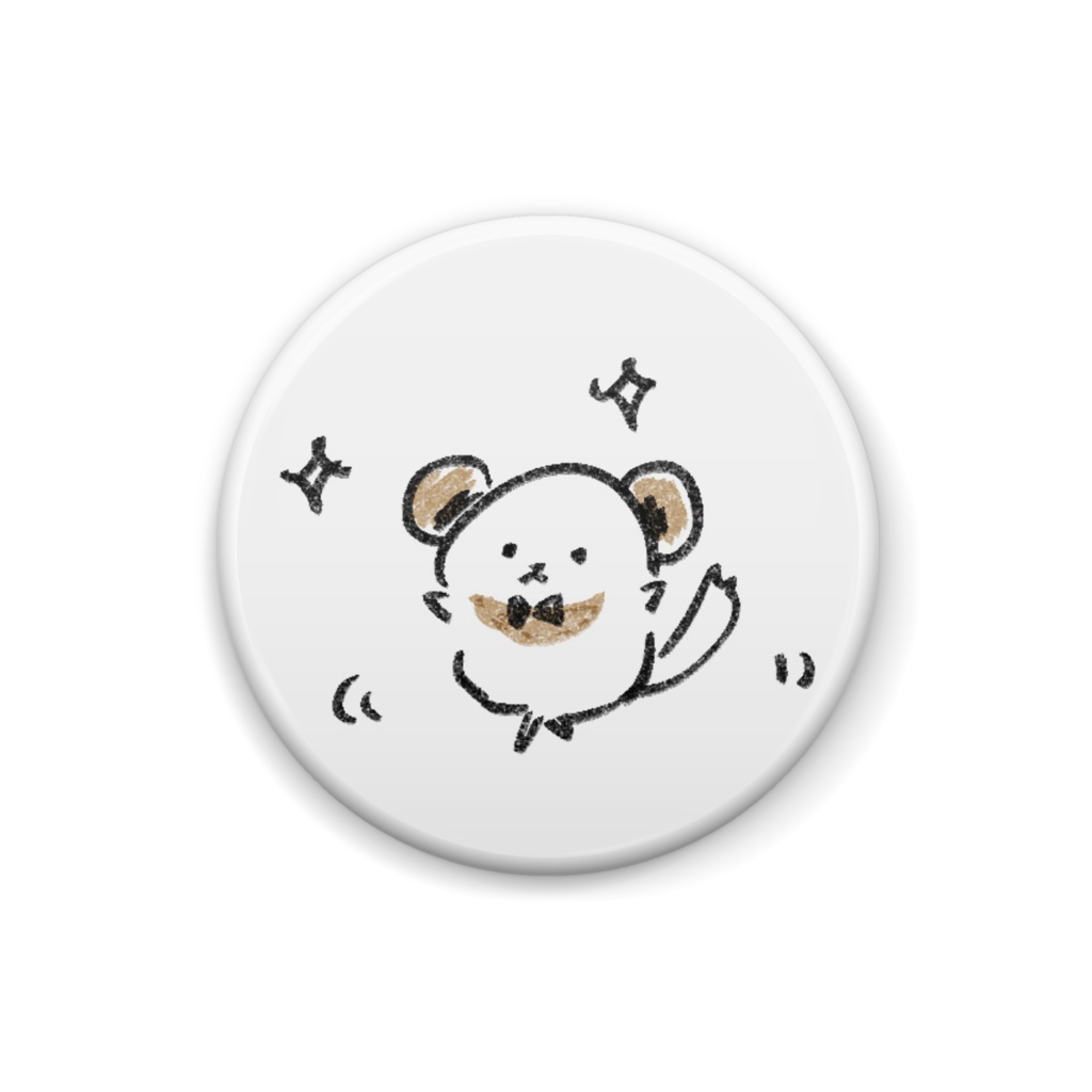 缶バッチ【ごきげん】