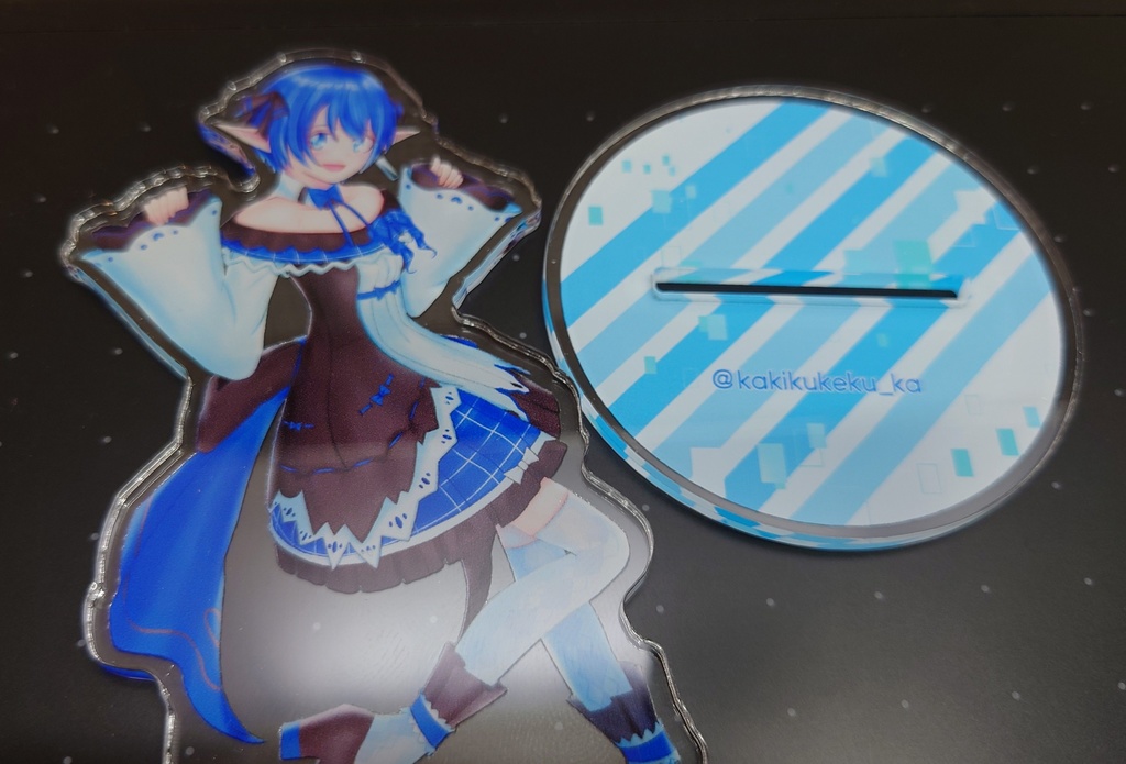 くーかちゃんアクリルフィギュア-100x100mm