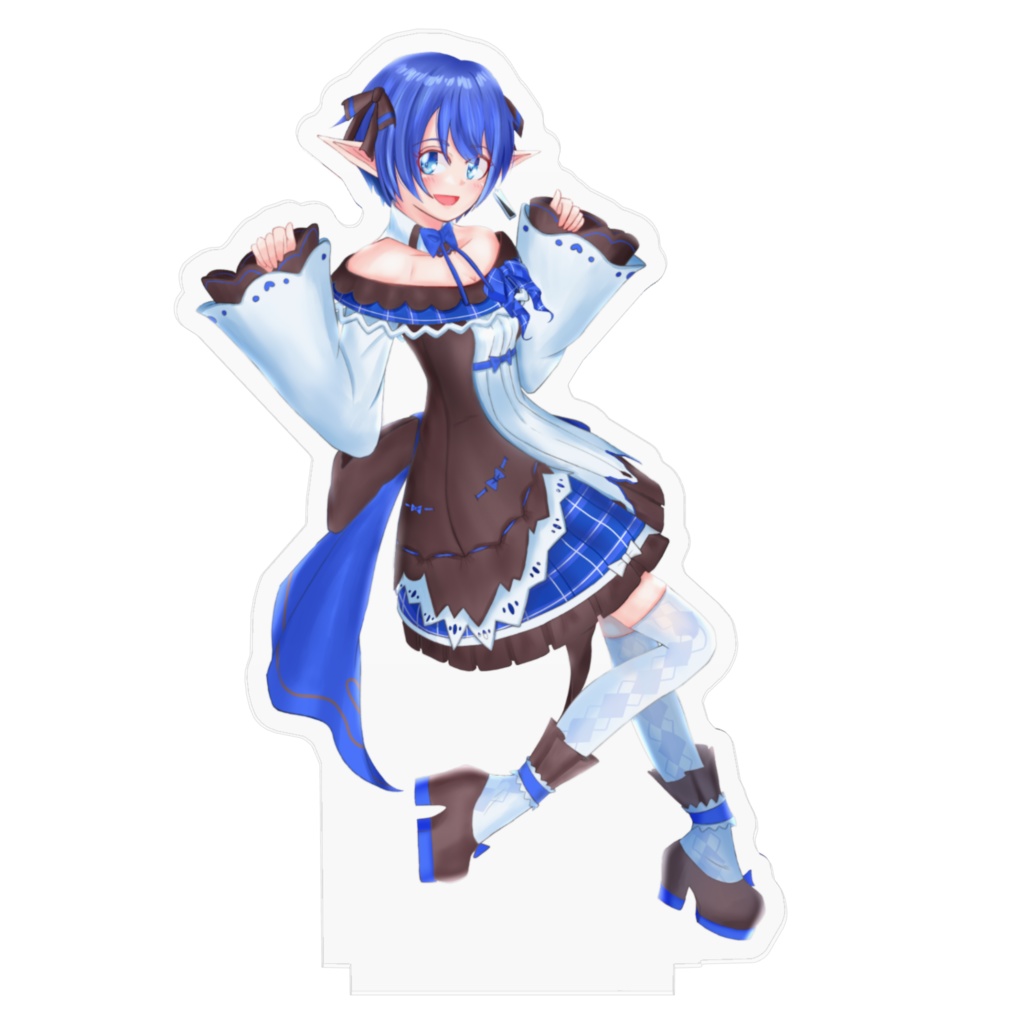 くーかちゃんアクリルフィギュア-100x100mm