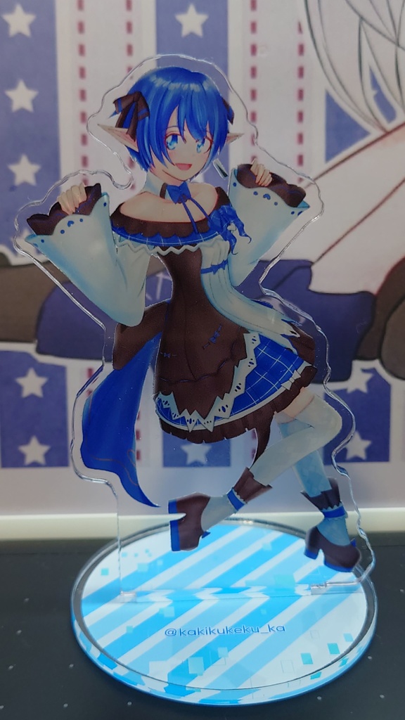 くーかちゃんアクリルフィギュア-100x100mm