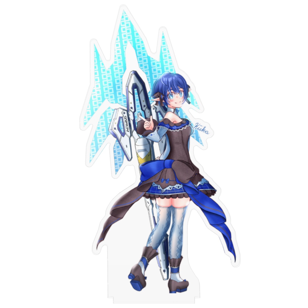 くーかちゃんアクリルフィギュア2 -160x160mm