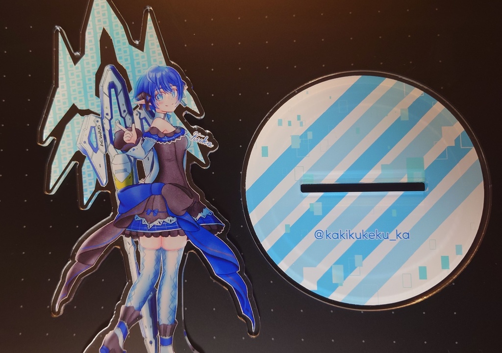 くーかちゃんアクリルフィギュア2 -160x160mm