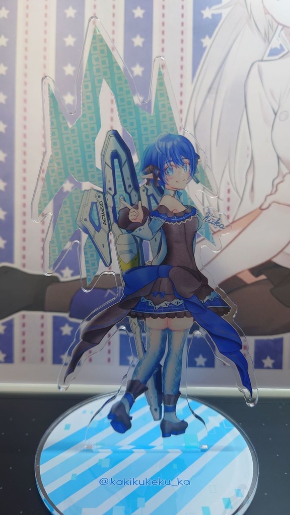 くーかちゃんアクリルフィギュア2 -160x160mm