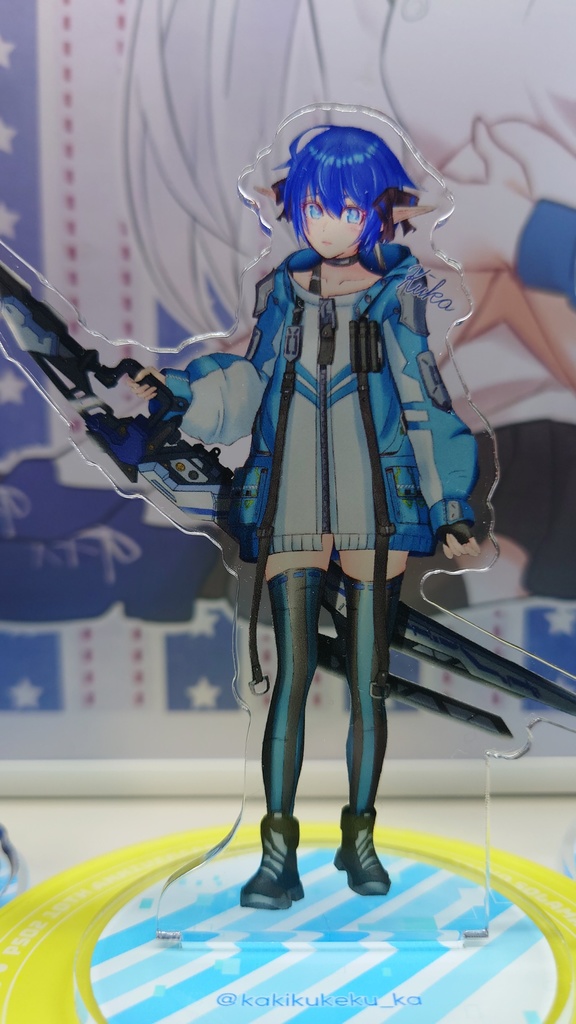 くーかちゃんアクリルフィギュア3-100x100mm