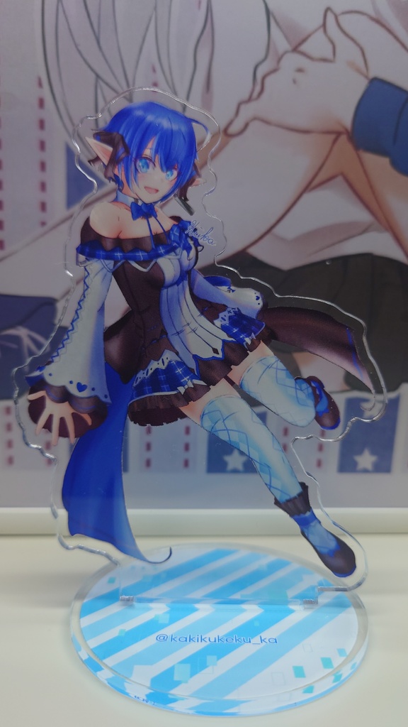 くーかちゃんアクリルフィギュア4-100x100mm