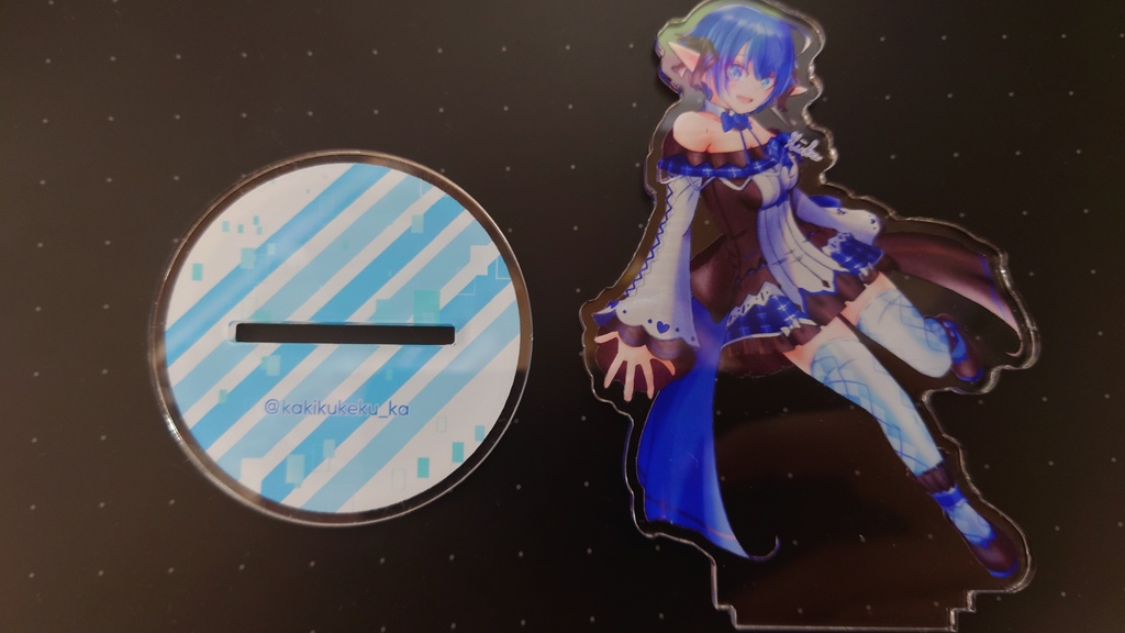 くーかちゃんアクリルフィギュア4-100x100mm