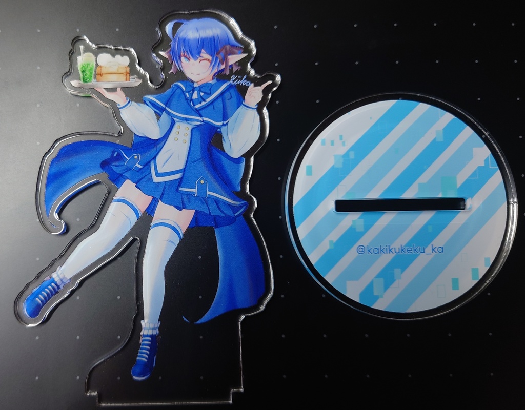 くーかちゃんアクリルフィギュア5 -100x100mm