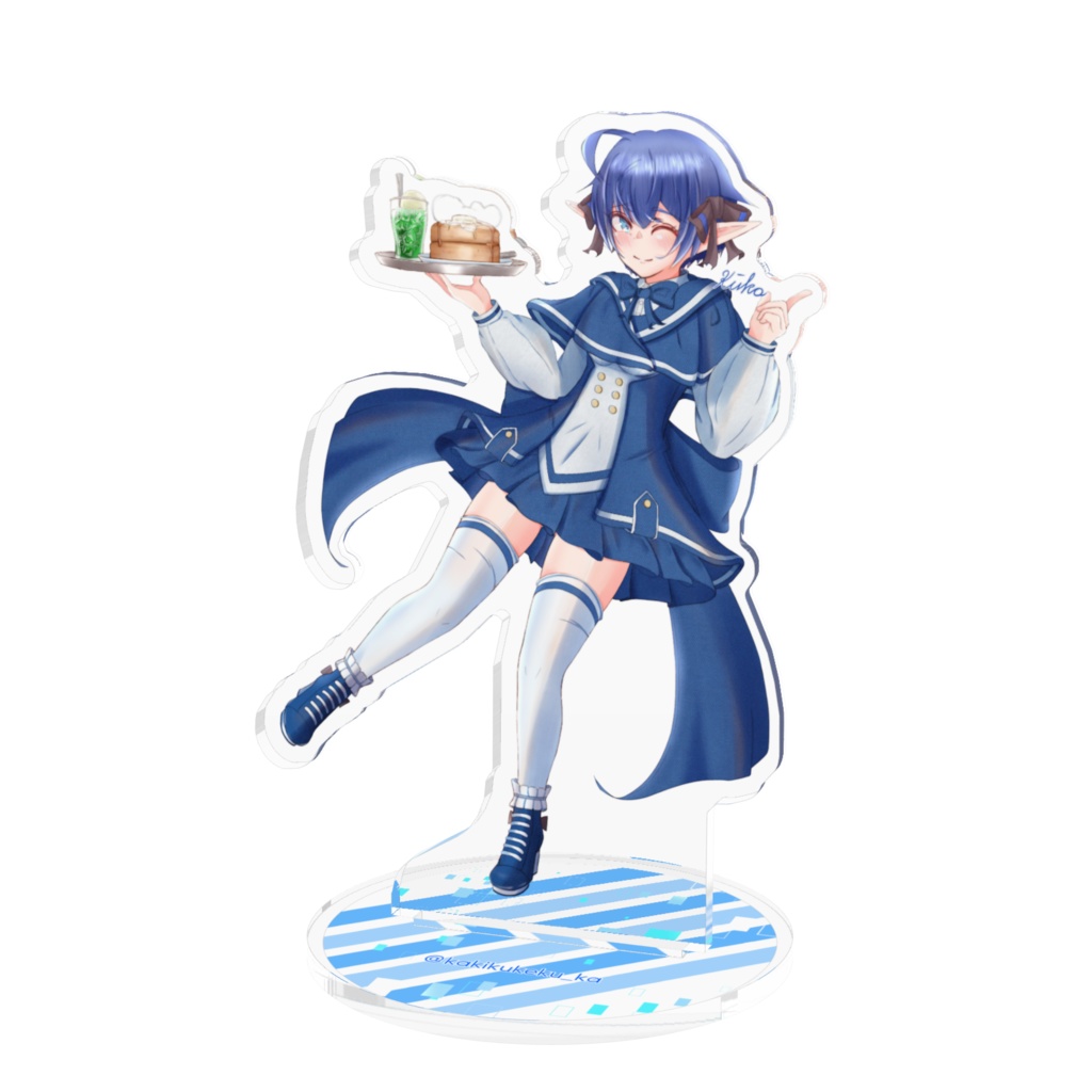 くーかちゃんアクリルフィギュア5 -100x100mm
