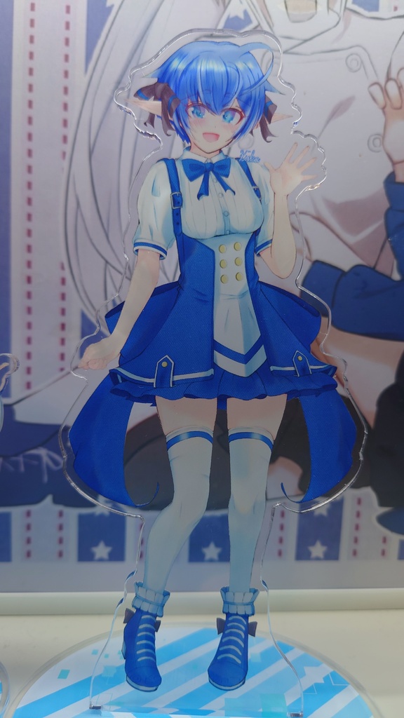 くーかちゃんアクリルフィギュア6 ①100x100mm ②160x160mm