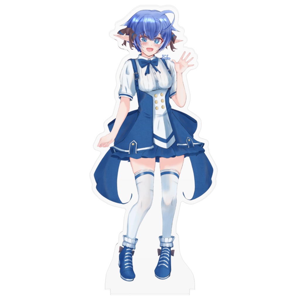 くーかちゃんアクリルフィギュア6 ①100x100mm ②160x160mm