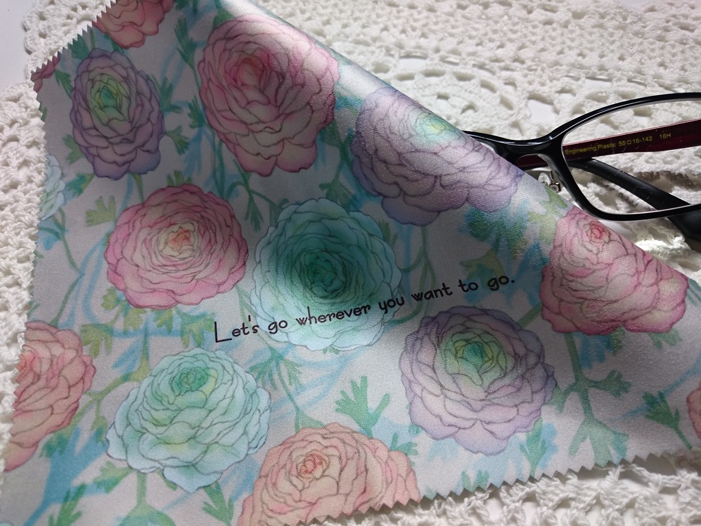 ラナンキュラス ピンク系クリーナークロス