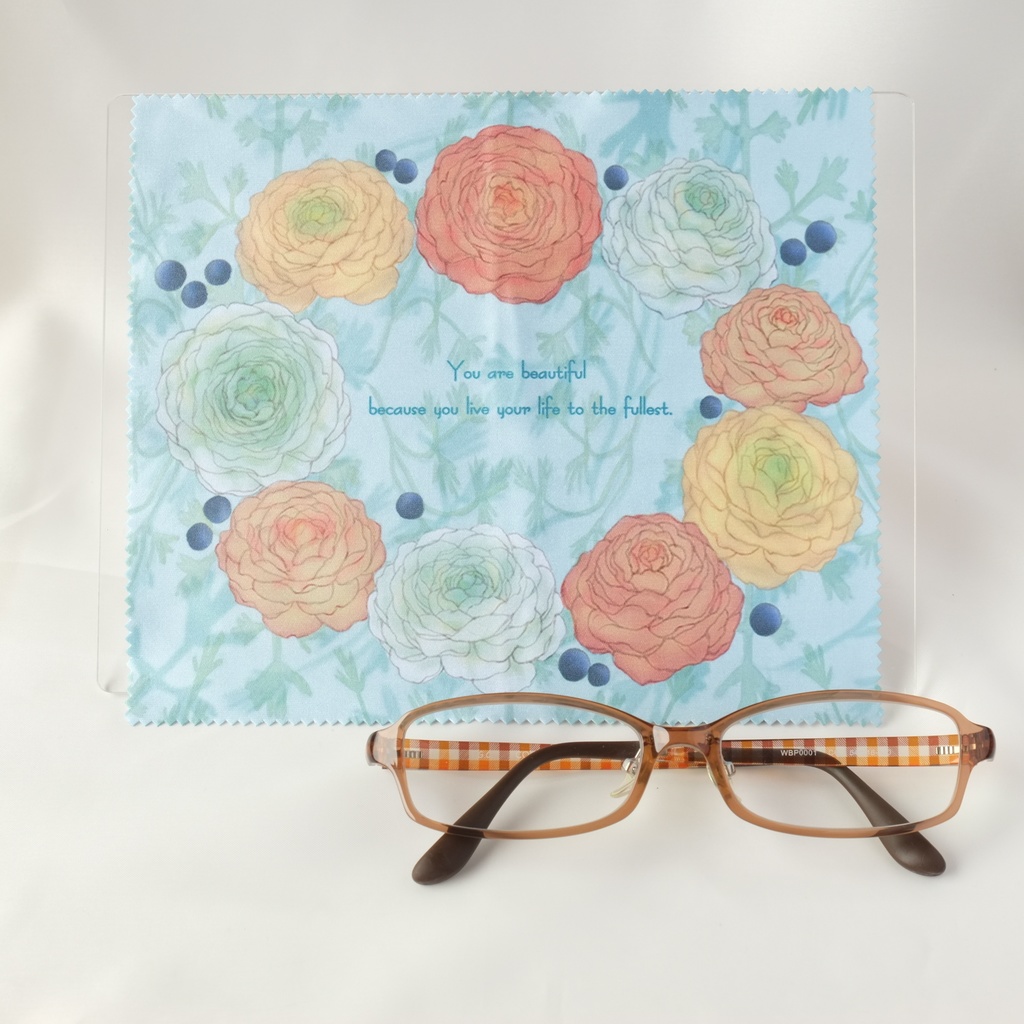 ラナンキュラス クリーナークロス(ブルー)