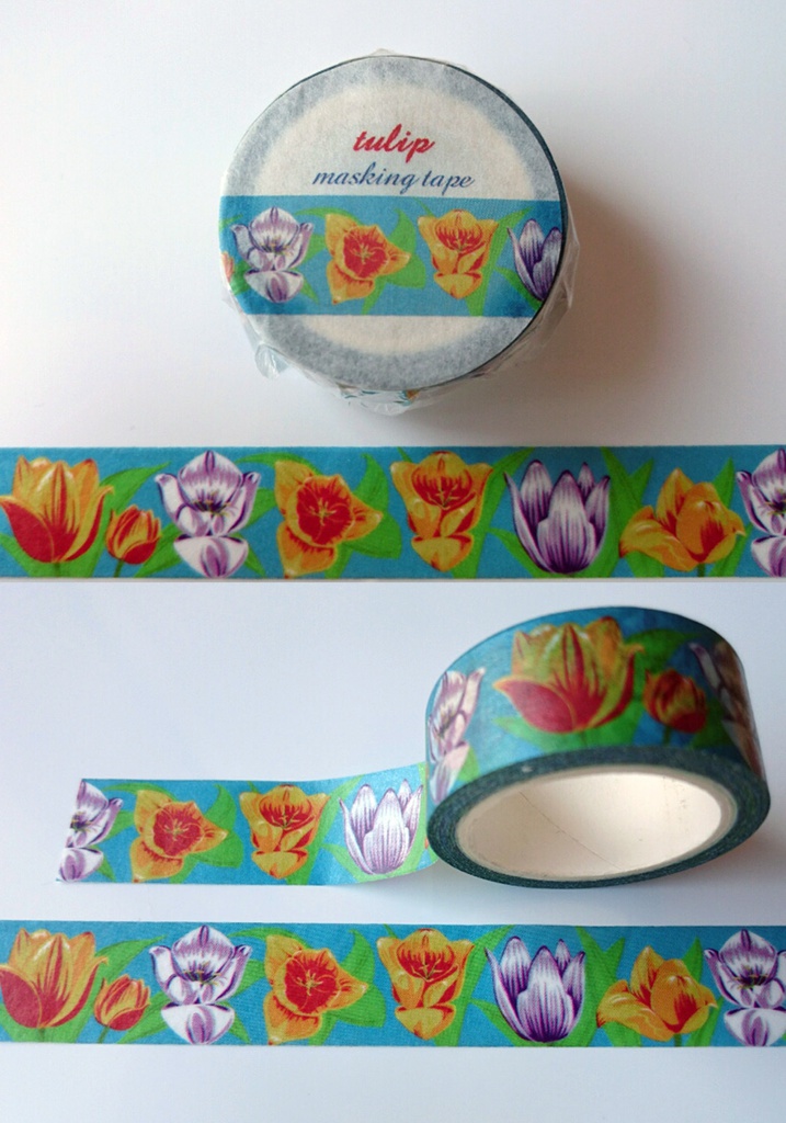 青空チューリップ マスキングテープ
