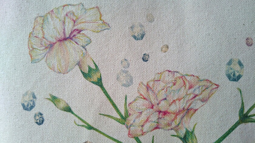 宝石とカーネーション トート(M)