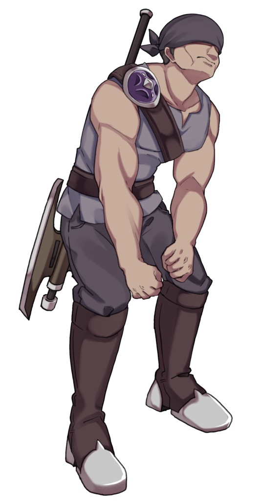 ファンタジーキャラクター 立ち絵素材 チンピラ