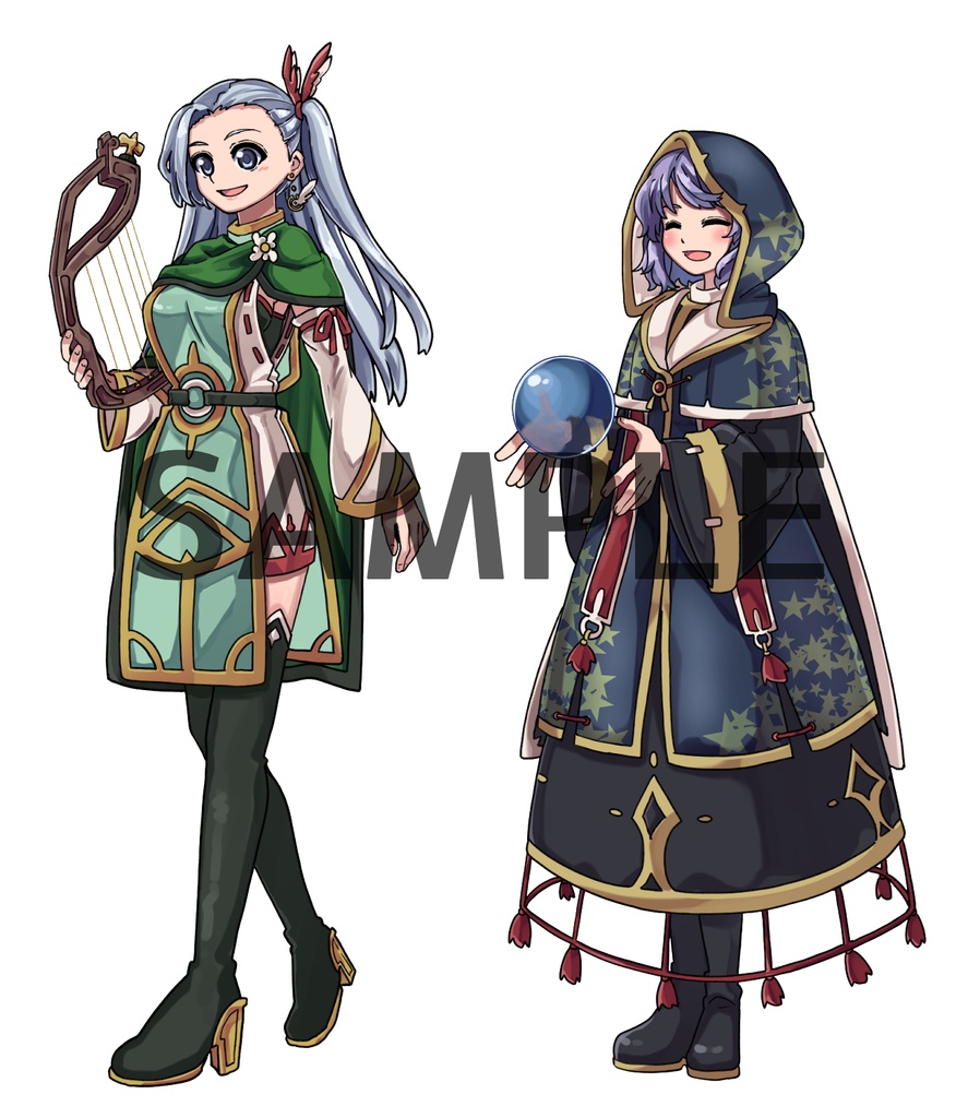 ファンタジーキャラクター立ち絵素材 駆け出しセットVol.3