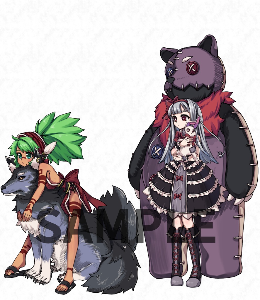 ファンタジーキャラクター立ち絵素材 駆け出しセットVol.3