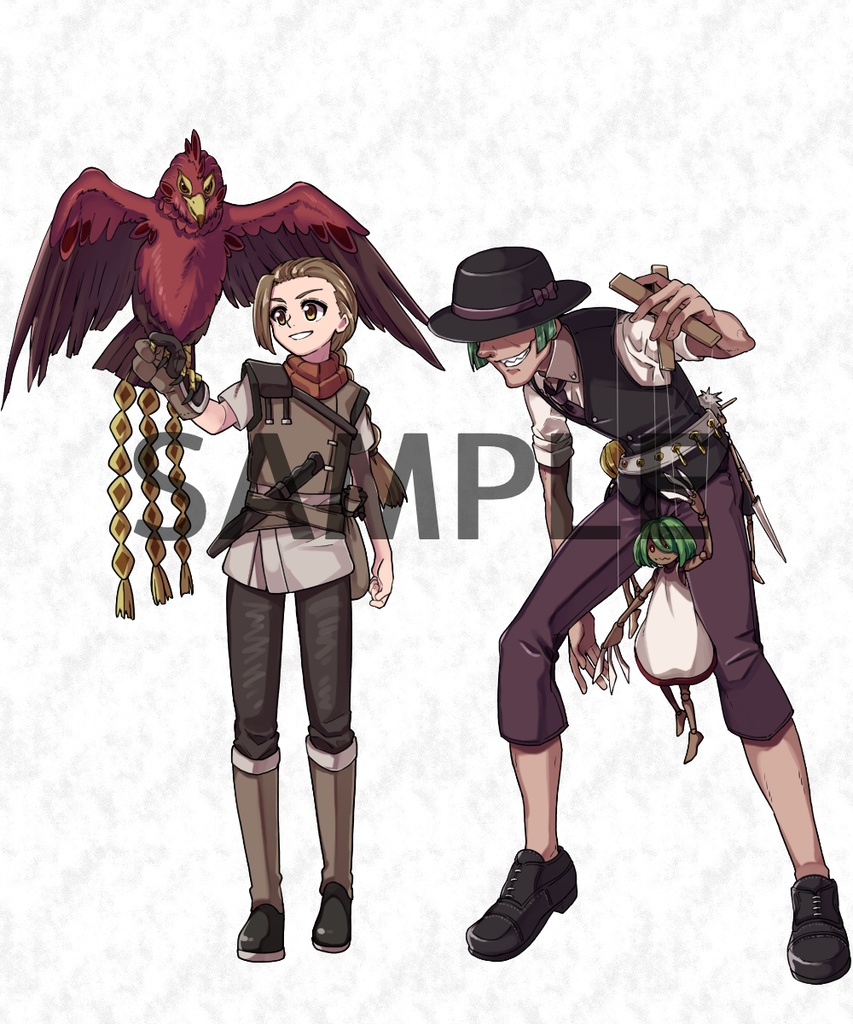 ファンタジーキャラクター立ち絵素材 駆け出しセットVol.3