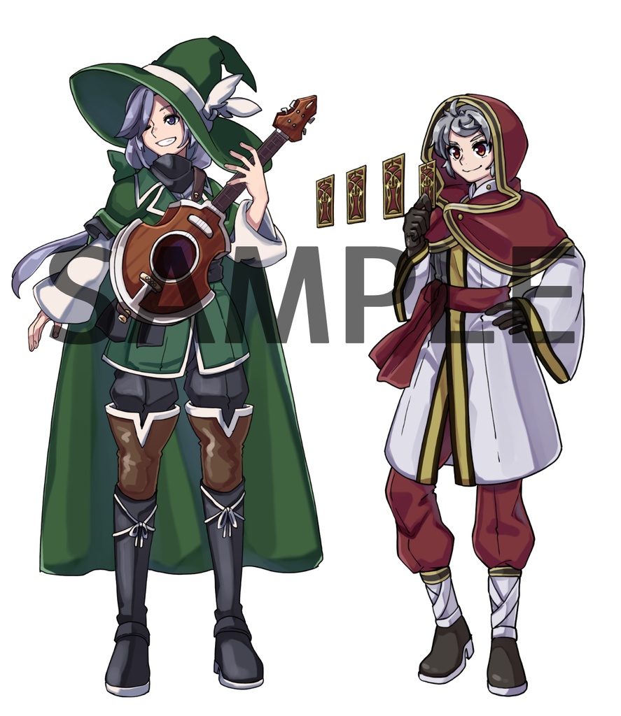 ファンタジーキャラクター立ち絵素材 駆け出しセットVol.3