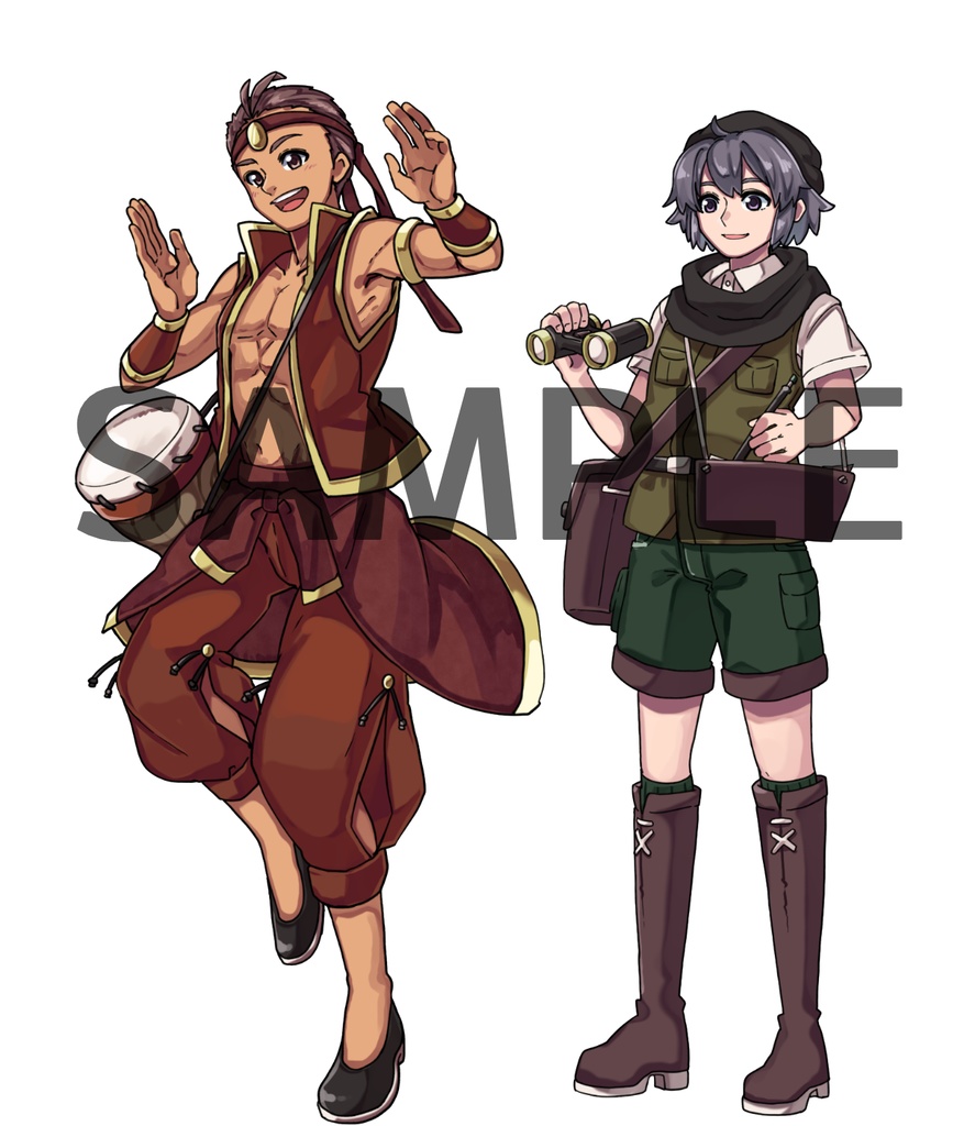 ファンタジーキャラクター立ち絵素材 駆け出しセットVol.3