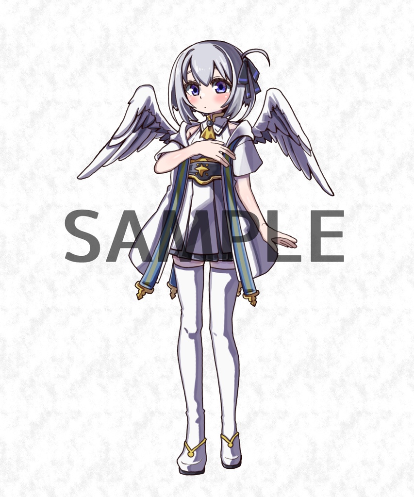 ファンタジーキャラクター立ち絵素材 天使と悪魔