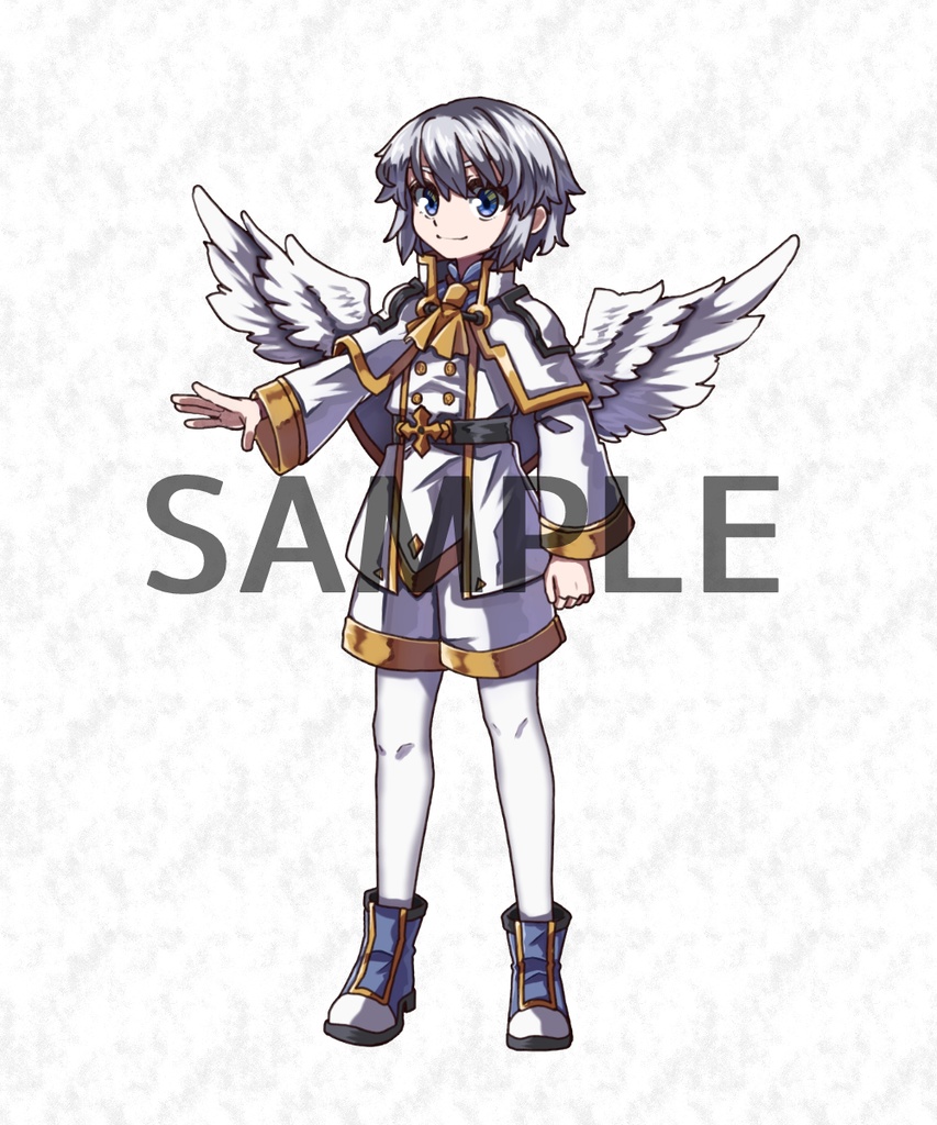 ファンタジーキャラクター立ち絵素材 天使と悪魔