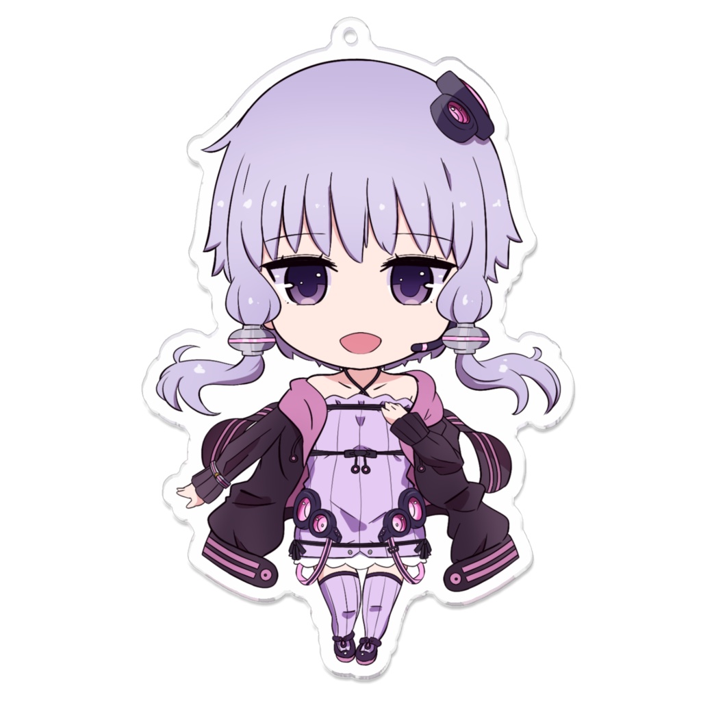 デフォルメ　結月ゆかり　アクキー