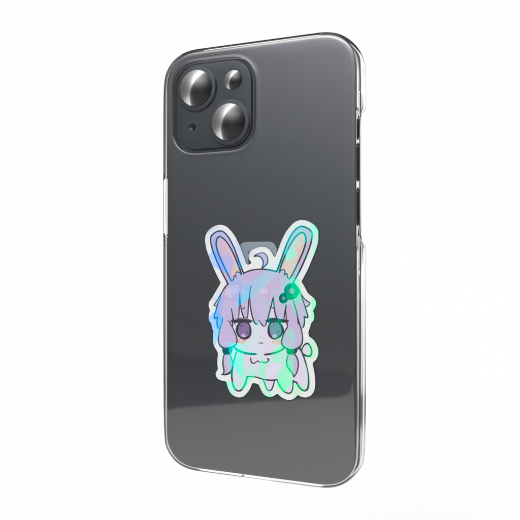 結月ゆかり・・・謎の生物ホログラムスマホステッカー