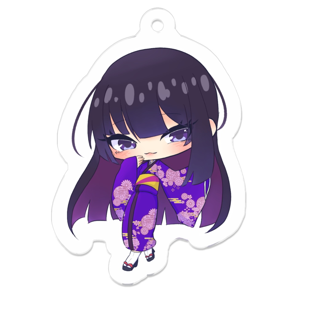 紫月ヨミミニキャラアクリルキーホルダー