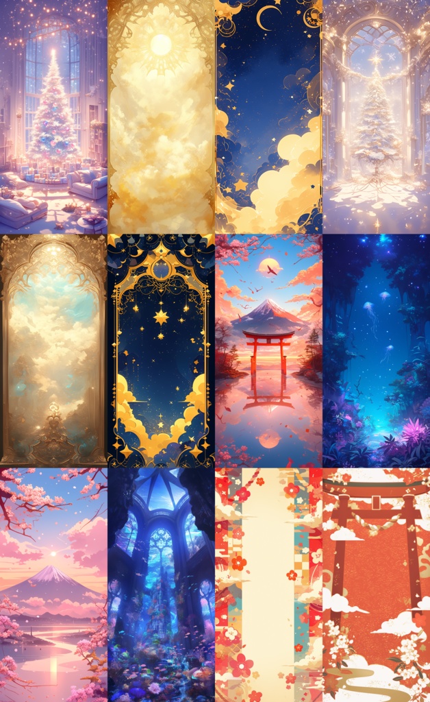 〖無料配布〗背景130枚セット